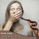 Rubber Snakes Fake Snake Rattlesnake - Realistic Keep Birds Away - Prank Life Size Toy That Look Real - Garden Plastic Scare Birds - Christmas Toys