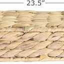 Creative Co-Op Handwoven Water Hyacinth Floating Wall Shelf, 23"