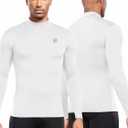 NELEUS 4 Pack Men's Workout Long Sleeve Shirts Compression Dry Fit Muscle Tops
 (XXL)