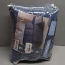 KinCam Waterproof Recliner Sofa Cover, Non-Slip Reclining Couch Covers for 3 Seat, Recliner Couch Cover Furniture Protector with Elastic Straps for Pets, Kids, Blue