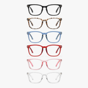 CCVOO Mix & Match Reading Glasses for Women - Lightweight, Comfortable Fit, Clear Vision - Blue Light Blocking 2.25, 6 pack mix