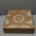 24 Inch Spring Wreath for Front Door Handcrafted Wreath Adorned with Eucalyptus Leaves Pink Blooms Butterfly, Year Round Wall Window Porch Home Farmhouse St Patricks Day Indoor Outdoor Decor