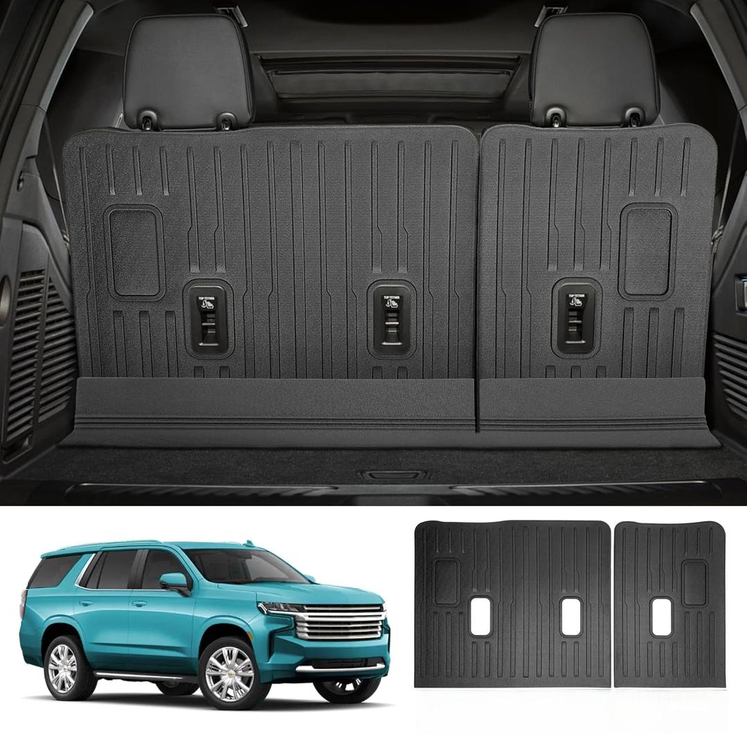 Backrest Mat for 2022-2025 Chevy Tahoe/GMC Yukon Cargo Mat All Weather Protector Rear Seat Back Liner for 2022 2023 2024 2025 Chevrolet Tahoe/GMC Yukon Accessories