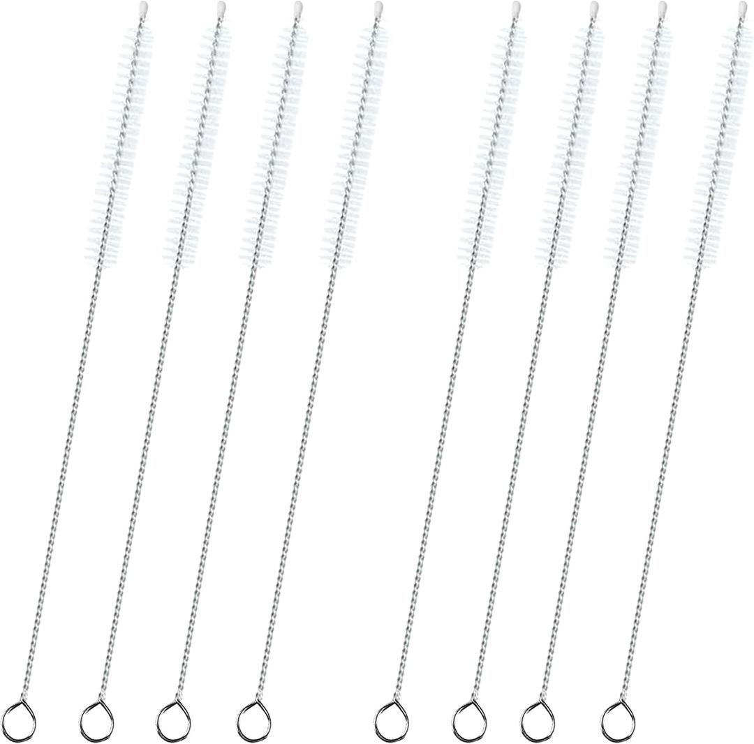 3 x 12-inch Extra Long Straw Cleaner Brush, Straw Brush Extra Long with Nylon Bristles, Straw Cleaning Brush Extra Long for Baby Bottles, Glass/Silicone Straws Piper Cleaners.