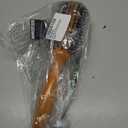 Ion Golden Wood Boar Bristle Round Brush Large, Salon Blowout, Shine & Volume