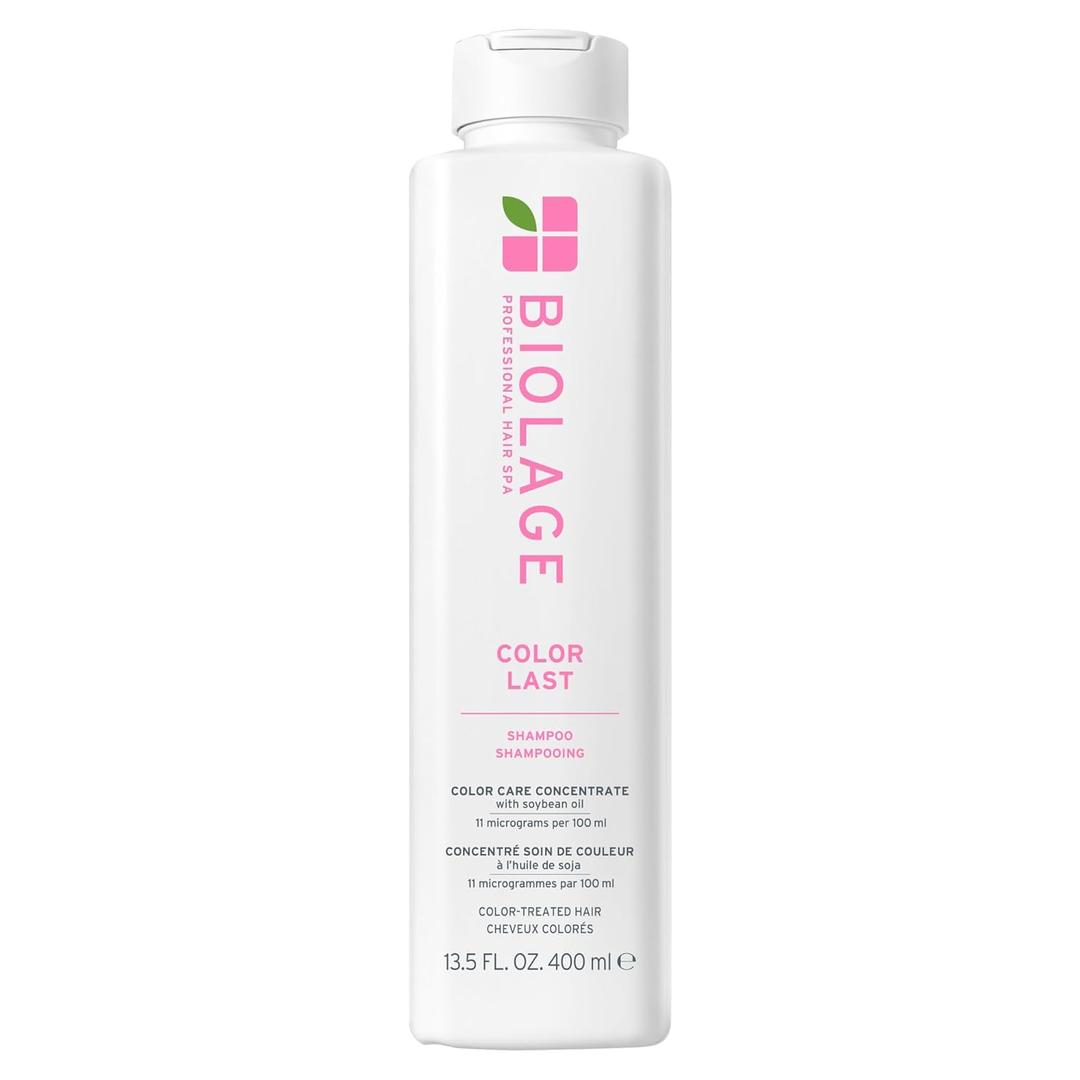 Biolage Color Last Shampoo - For Color-Treated Hair, Nourishes, Strengthens, Hydrates, Soybean Oil & Stearic Acid, Paraben & Mineral Oil-Free, Vegan, Packaging May Vary (13.5 Fl Oz (Pack of 1))