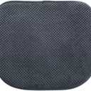 Grey Foam Seat Cushions Kitchen Chairs Pads for Dining Chairs Non Slip Office Seat Cushions Washable U Shaped Soft Thick Large Metal Wooden Chair Cushions,17" x 15", 15*17in