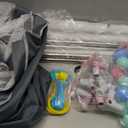 Baby playpen, 79"x71"Baby Playpen with Mat IndoorOutdoor Playpen for Babies and Toddlers with Breathable Play Pen with Ocean Balls Hanging Pocket Basketball Hoop (Gray)