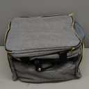 YOREPEK Nail Polish Organizer Case Holds 96 to 100+ Bottles (15ml/0.5 fl.oz) UV lamp, Extra Large Nail Polish Holder with Support Board for Easy Access, Gel Kit Bag For Manicure Tools, Grey