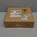 Farmhouse Home Signs with Windmill Clock Wall Decor Rustic Home Letters Wall Art for Living Room Kitchen Entryway Dining Room Bedroom (black)