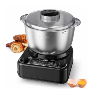 6.5QT Electric Dough Mixer with Ferment Function Dough Kneading Machine with 304 Stainless Steel Bowl Dough Maker Dishwasher-Safe Accessories Removable Lid & Knob Control Onyx Black