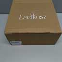 LACIKOSZ Womens Platform Winter Snow Boots Ankle Cozy Fur Lined Waterproof Outdoor Boots Anti Slip Outdoor Short Booties Size 7