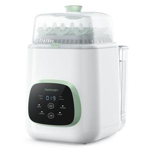 Momcozy KleanPal Pro Baby Bottle Washer, Sterilizer & Dryer - All-in-One Cleaning Machine for Bottles, Pump Parts & Baby Essentials - Time-Saving & Effortless Care (White)