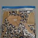 FUAMEY Recovery Suit for Dogs After Surgery,Soft Breathable Dog Bodysuit E-Collar & Cone Alternative Surgical Suit,Male Female Dog Neuter Spay Suits Anti Licking Wounds Onesie Brown Leopard M (M(Back:13.4-16.1in,WT:14-25lbs))