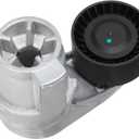 ISINSWIFT Belt Tensioner Assembly with Pulley Fit for BMW X3 11-17, X5 11-18, X6 08-19, 335i 14-15, 535i 11-16 L 6 3.0L, Engine Code N55, Replace# 11288604266, 7599097