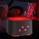Red Light for Sleep with Dual Pure Red Light, White Noise Sound Machine, Sleep Support for Adults and Kids, Ideal for Meditation, Yoga, and Focus