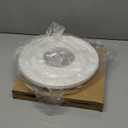 2Packs Molded Nylon Ceiling Medallion for Light Fixtures and Ceiling Fans, 9.8"OD x 4"ID x 0.94"P (Fits Canopies up to7-1/4")White