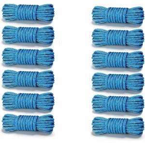 8 Pack Rope with Roller Tensioner for Easy and Secure Tying,2026 New Heavy Duty Retractable Buckle Rope with Accessory Cord for Camping Boating Home Storage Outdoor Use