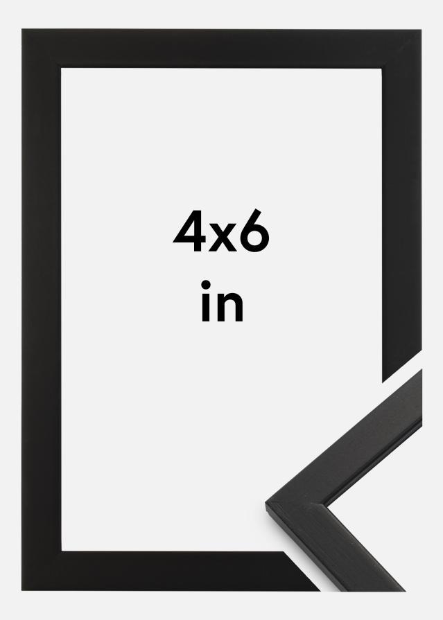 Black 4x6 Picture Frames, Set of Approx, 45 Pcs, Simple Rectangular Photo Frames for Wall or Table Display