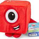hand2mind Numberblocks One Plush, Plush Figure Toys, Numbers for Toddlers, Preschool Math Learning Toy, Stuffed Animal, Small Plushies, Soft Blocks, Counting Cubes, Stuffies for Kids, Birthday Gifts