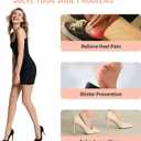 4 x 4D Cloud Heel Pads for Shoes Too Big, Ultra Comfort Heel Grips Inserts for Women Men, Heel Cushion Liners for Loose Shoes, Heel Protectors for Blister Prevention, Pain Relief (Multicolor, 4 Pairs)