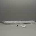 LazBlinds No Tools No Drill Cordless Roman Shades for Windows, Blackout Thermal Insulated UV Blocking Window Blinds, Lightweight Fabric Blinds for Indoor Windows, 34" W x 60" H, Blackout - Grey