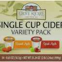 Grove Square Cider Pods, Variety Pack, Single Serve (Pack of 54) (Packaging May Vary) (EXP 11/15/25)