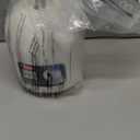 OXO Good Grips Compact Toilet Brush & Canister, Toilet Bowl Brush and Holder with Automatic Canister Door, Bathroom and Small Spaces Cleaning Supplies Essential (1 Count (Pack of 1), White)