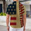 Mens Funny Hawaiian Shirts 3D Graphic Button Down Short Sleeve Tropical Holiday Beach Aloha Shirt (M)