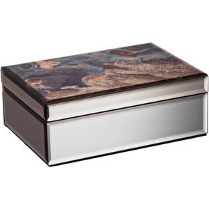 Jewelry Organizers and Storage - Box with Removable Tray, Organizer for Women, Storage for Earrings, Bracelets, Rings (OceanGlow)