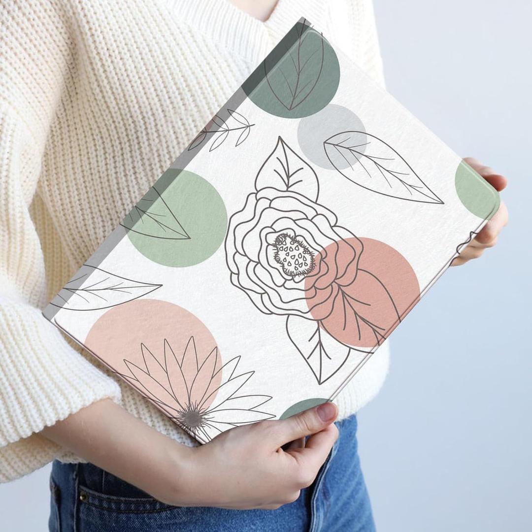 Case for Lenovo Tab M10 Plus 3rd Gen Floral Lenovo Tablet M10 Plus Cases Flower Heavy Duty Shockproof Protective Hard Shell Cover for Lenovo Tab M10 Plus 10.6 Inch