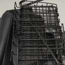 Front Folding Bike Basket with Removable Liner Bag - Quick Release Bicycle Carrier for Small Pets & Picnic Essentials