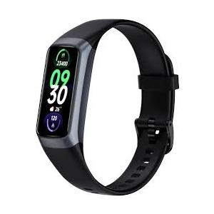 Fitness Tracker Activity Tracker Smart Watch 1.10''AMOLED Touch Color Screen,Smart Watch with 24/7 Blood Oxygen Heart Rate,Sleep Monitor,IP68 Waterproof,Step Counter Health for Women Men (Black)