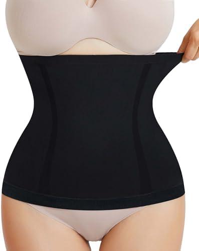 AOSBOEI Waist Trainer Shapewear Tummy Control Waist Cincher Girdle Body Shaper Postpartum Recovery Belt Belly Band Wrap L/XL