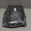 LUSHVIDA Fitted Rectangle Tablecloths, 6 Packs Elastic Vinyl Table Cloth with Flannel Backing for 6ft Folding Tables, Waterproof Table Covers for Indoor Outdoor Picnic and Camping, 30x72 inch, Black