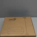 LED Floor Lamp - Rotatable Standing Lamp with Touch & Remote Control, 3000-6000K, 22W Modern Floor Reading Light, Dimmable Corner Uplighter for Living Room Bedroom Office, Black