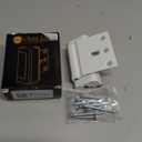 Home Security Door Reinforcement Lock Upgraded Front Door Locks for Kids Safety Withstand 800 lbs Metal Child Proof Door Latch Lock for Inside Door Top Extra Flip Lock High Deadbolt Lock Home Defender