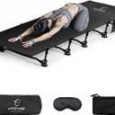 HITORHIKE Camping Cot Compact Folding Cot Bed for Outdoor Backpacking Camping Cot Bed (Black)