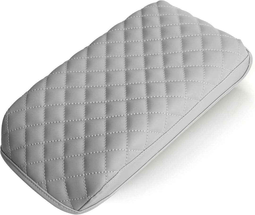 KMMOTORS Sorento(2021-2023) Center Console Cover, Armrest Cushion, Car Accessory (Light Gray)