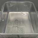 Stainless Steel Cat Litter Box - Large Metal High-Sided Pan for Cats, Pets, Non-Stick, Odor-Free, Easy to Clean, Splash-Proof, Durable (17.7" L x 13.8" W x 6" H)