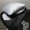 4 INCH Thick Foam Camping Mattress [Car/Tent/Cot] 30D Foam Portable Floor Sleeping Mat Cot Pad Roll Up Mattress for Guests Sleepovers RV Truck Camper (Space Gray)