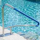 Abimars Pool Handrails for Inground Pools, 316 Stainless Steel Mirror-Polished Removable Pool Railings, Marine-Grade Rust-Resistant Safety Hand Rails Supporting Up to 330 lbs