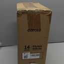 CAROTE 14 Pieces Knife Set with Block, Forged, High Carbon Stainless Steel Sharp Blade Block Knife Set, Dishwasher Safe Cutlery, Cream