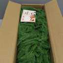 9FT Christmas Garlands Norfolk Pine Garland Real Touch Artificial Faux Greenery Garland for Holiday Indoor Outdoor Decor (9 ft (1 Pack- Young ))