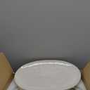 famiware Serving Platter, Oval 15.59/14.3/12.9inch Serving Dishes for Entertaining, Serving Bowls, Microwave Safe, Stoneware Serving Trays for Party, Food, Turkey, Cheese, Ocean Series, Vanilla White