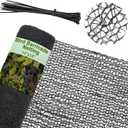 Bird Netting for Garden 14 x 14 ft Garden Netting with 1/4 Inch Mesh Heavy Duty Gardening Protection Mesh for Fruits, Vegetables, Trees, Flowers, Deer, Shields Plants from Birds