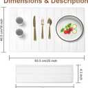 Stone Drying Mat, Quick Drying Fast Absorbent Non-Slip kitchen Dish Drying Mats, Foldable Diatomaceous Earth Mats for Dishes Cups,Match Any Countertop (PU Leather)