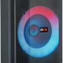 QFX Loud Bluetooth Party Speaker with 8" Woofer, LED Lights, TWS Pairing, FM Radio, USB/TF Playback, Wired & Wireless Microphones, Echo & EQ Controls – Portable Rechargeable – QFX E-B8