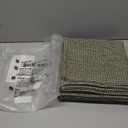 Uphome Kitchen Runner Rug, 2x4'3 Washable Boho Rug Runners for Hallways Non Slip, Low Pile Woven Cotton Modern Carpet Runners, Stain Resistant Bedroom Runner Rug for Hallway Entryway Entrance, Green