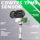 TPMS Sensor Tire Pressure Monitoring System Sensor Compatible with Toyota Lexus - Avalon, Camry, C-HR, Corolla, RAV4, Prius, Sequoia, Venza, Tacoma, Tundra, ES Series, is Series, LC Series - 315Mhz